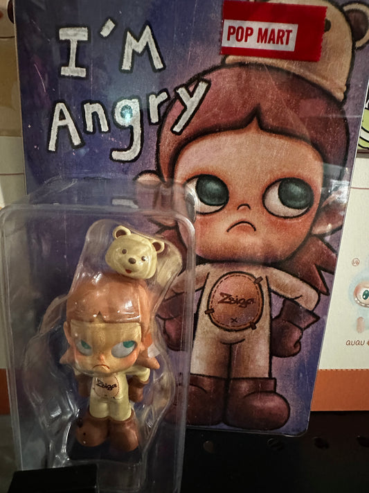 Zsiga I’m Angry hang card