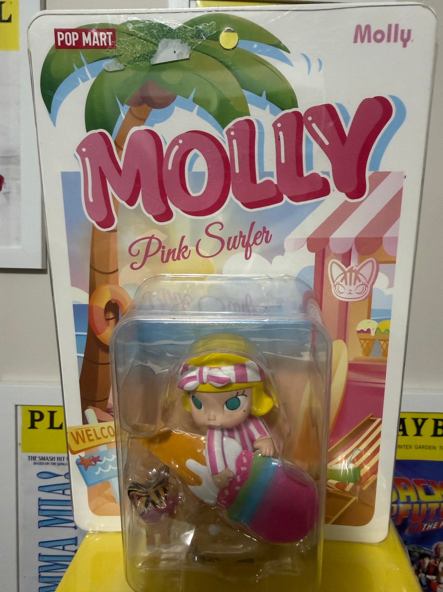 MOLLY Pink Surfing Figurine 2024 Limited Edition