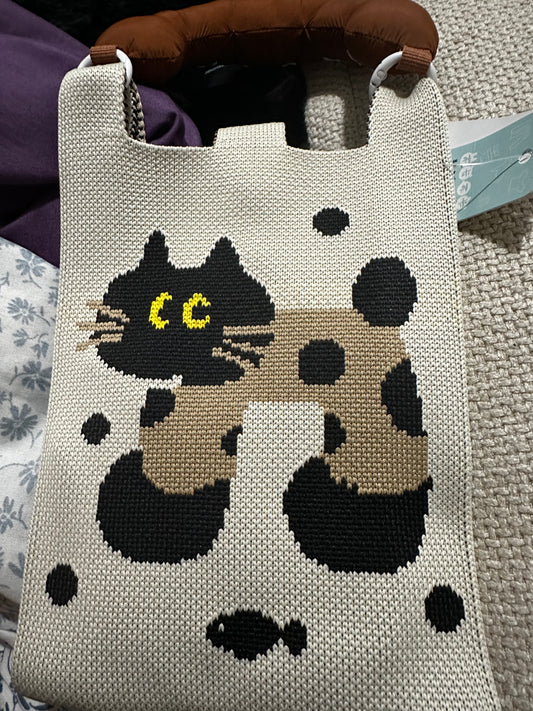 Crossbody brown cat
