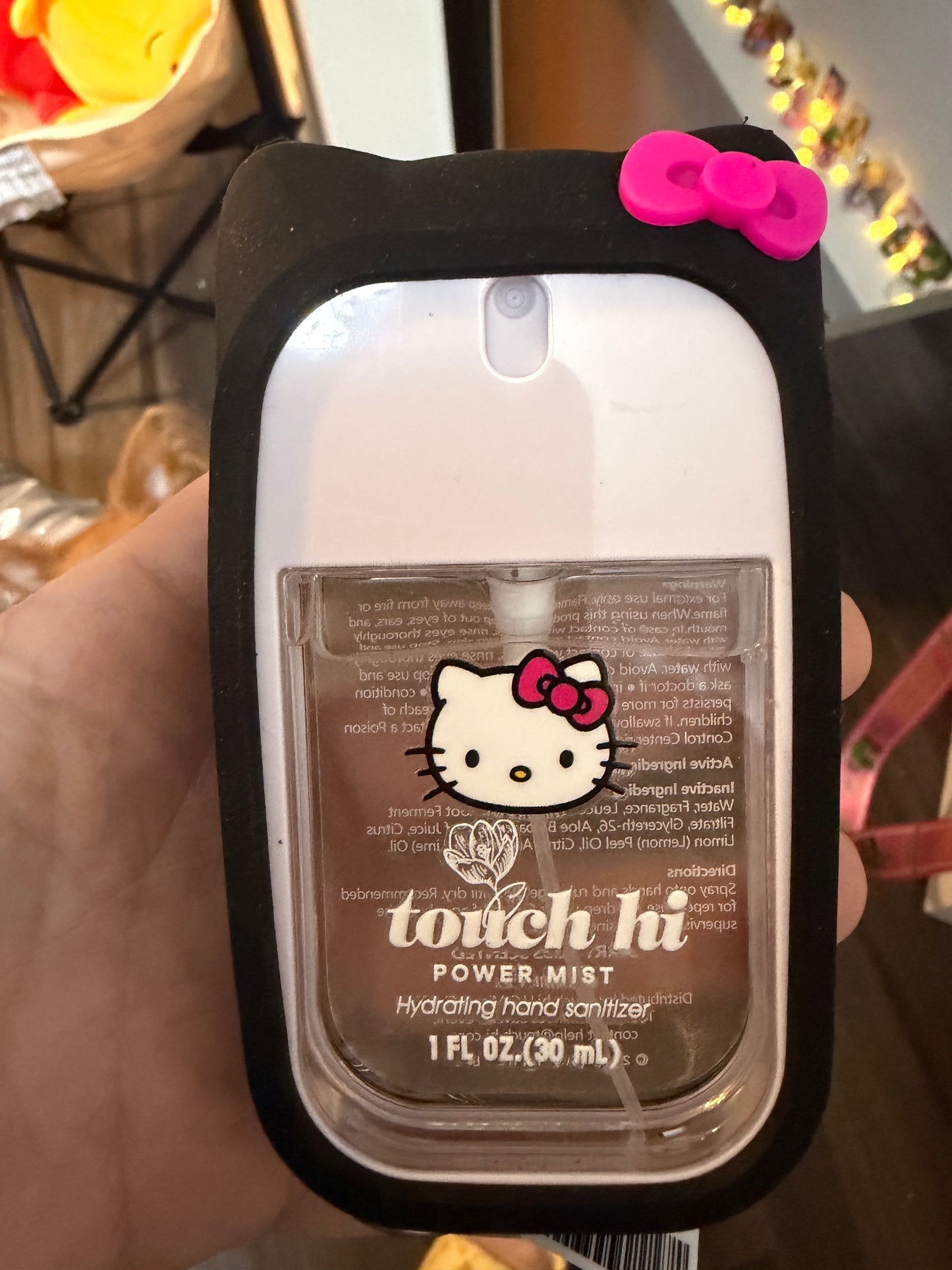 Hand sanitizer keyring