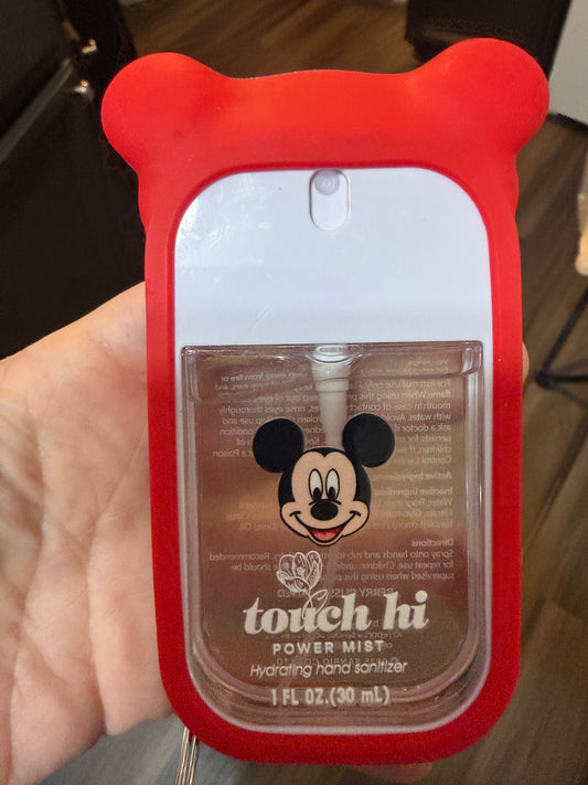 Hand sanitizer keyring