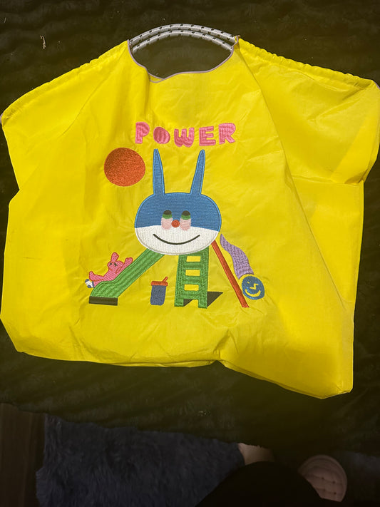 My time lab Yellow Nylon bag