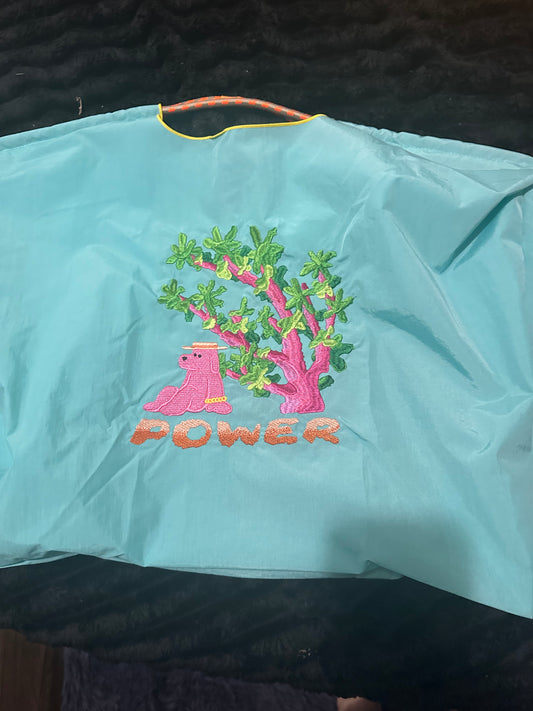 My time lab teal bag