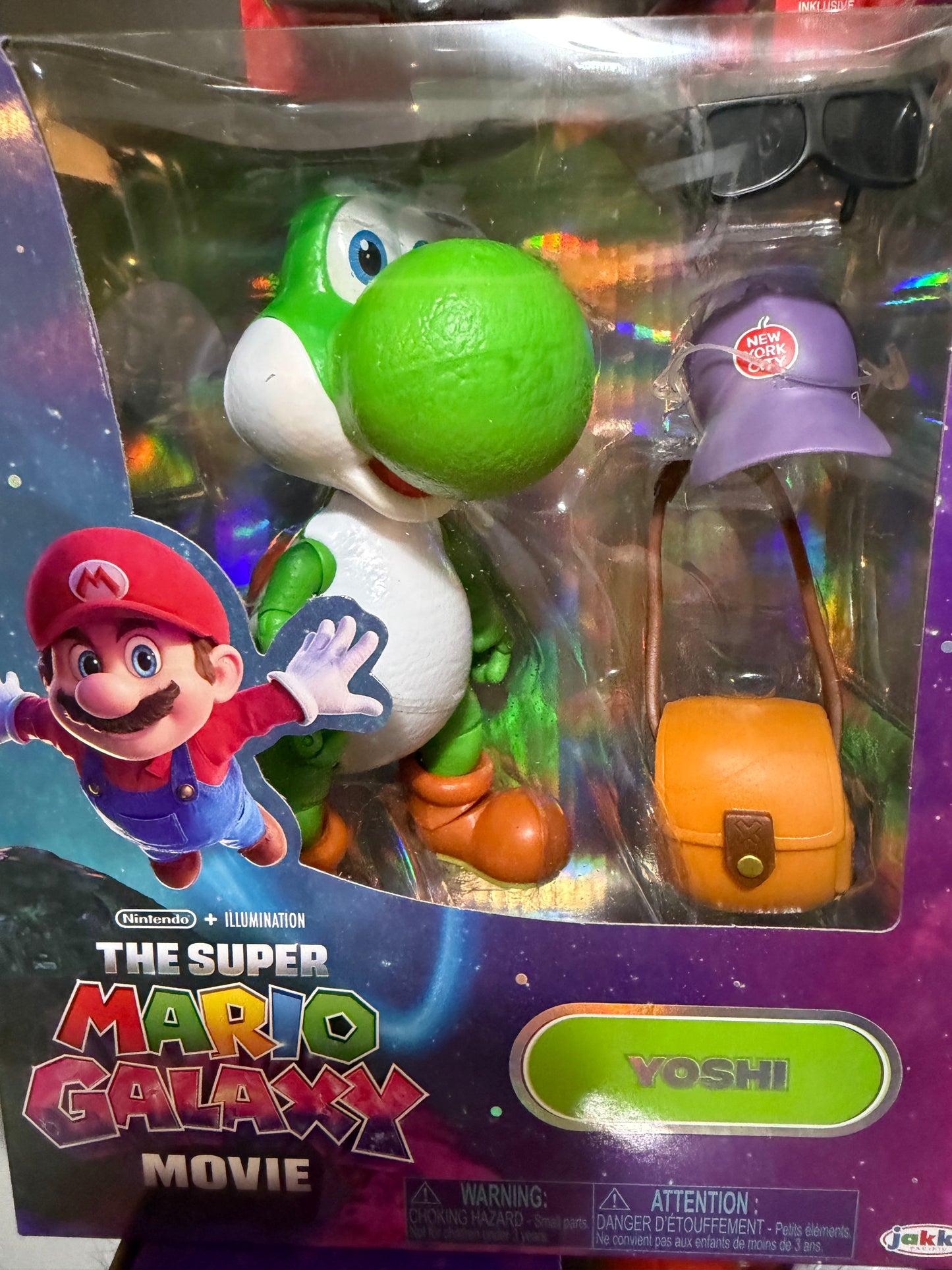 Super Mario Galaxy Movie Yoshi 5” Action Figure