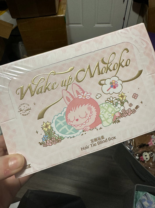"Wake up Mokoko Hair Tie Blind Box" by POP MART